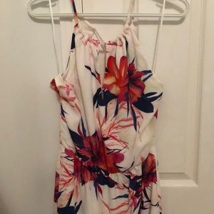 Floral halter dress